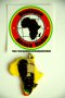 Africa Medallion Медальон Африка : Capleton - hand made,and Painted Wood (уникат), снимка 1