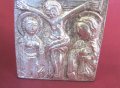 Стара Метална Мини Икона авторска маркирана, снимка 2