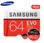 Нова карта памет SAMSUNG 64 GB Клас EVO MicroSD Клас 10 95MB/80MB, снимка 1