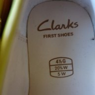 нови кожени обувки Clarks, 20,5ти номер, снимка 3 - Детски маратонки - 17733720