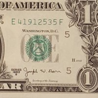 SCARCE "BARR NOTE " $ 1 DOLLAR 1963-B UNC, снимка 1 - Нумизматика и бонистика - 18801999