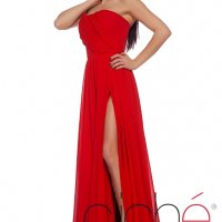 Страхотна червена рокля, снимка 1 - Рокли - 22382173