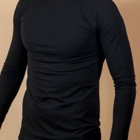 Класическа Мъжка Тениска Дълъг ръкав Памук Ликра 1-131 ТИАРА ГАЛИАНО, снимка 2 - Бельо - 24462611