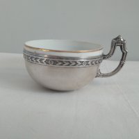 Сребърна Чаша за Кафе Проба Сребро 916 50-те години на миналия век, снимка 2 - Антикварни и старинни предмети - 23900013