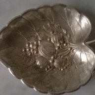 посребрена метална купичка, снимка 3 - Антикварни и старинни предмети - 17547513