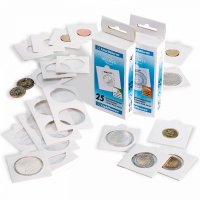 картончета за монети - Leuchtturm - самозалепващи се , снимка 1 - Нумизматика и бонистика - 24124257