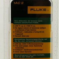 Тестер за напрежение до 1000V, джобен размер Fluke, нов, холандски, снимка 2 - Други инструменти - 20891703