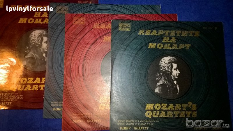 квартетите на моцарт вка 1357/60/61/62, снимка 1