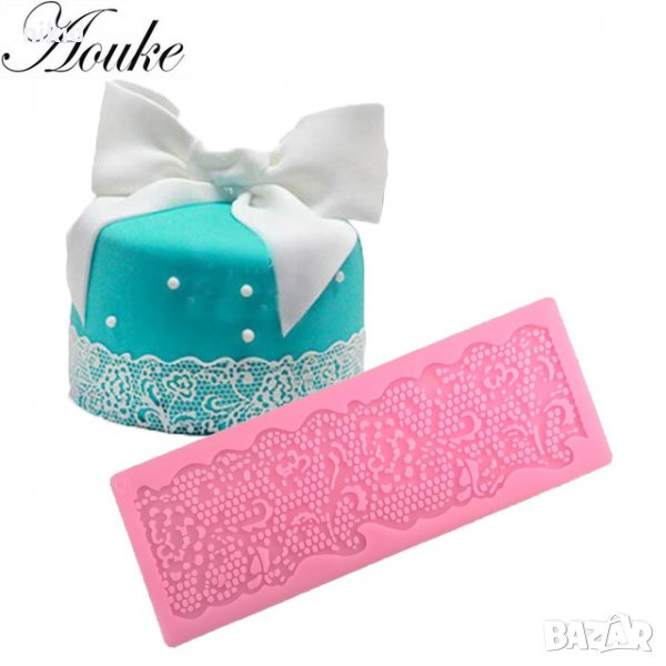 Цветя в Мрежа Дантела борд силиконов молд форма за украса торта с фондан шоколад гъмпейст, снимка 1