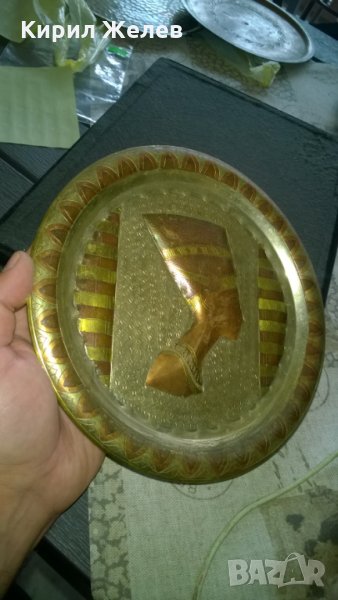 Египет ПАНО от мед месинг, снимка 1