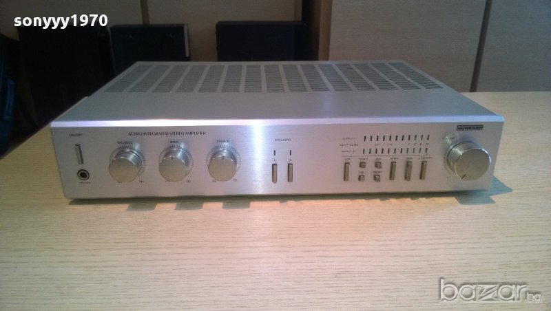 schneider st2452/00-stereo amplifier-made in belgium-внос швеицария, снимка 1