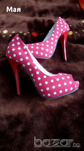 Дамски обувки на точки, снимка 5 - Дамски обувки на ток - 14937305