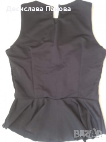 Елегантна блузка без ръкави , снимка 2 - Корсети, бюстиета, топове - 25330385
