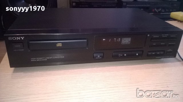 Sony cdp-313 made in france-внос швеицария, снимка 8 - Плейъри, домашно кино, прожектори - 13977305