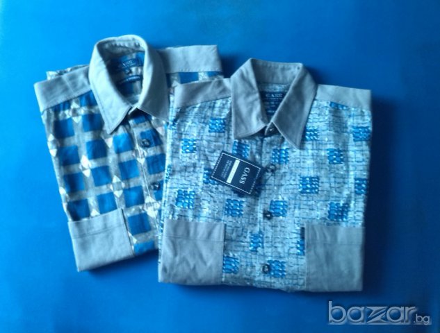 GASS оригинална мъжка риза, снимка 2 - Ризи - 7197724