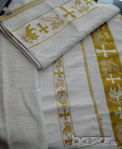 Кокплект 2 броя кърпи за Кръщене, снимка 6 - Подаръци за кръщене - 8122417