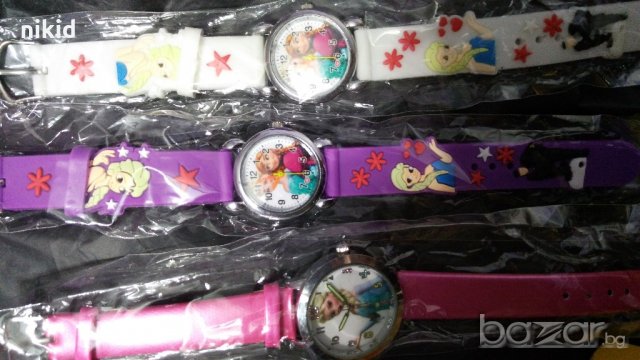 Елза Анна силиконова верижка от замръзналото кралство детски часовник, снимка 5 - Детски - 20528220