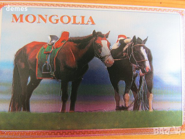  Голям автентичен магнит от Монголия-серия-1, снимка 4 - Други ценни предмети - 26058008