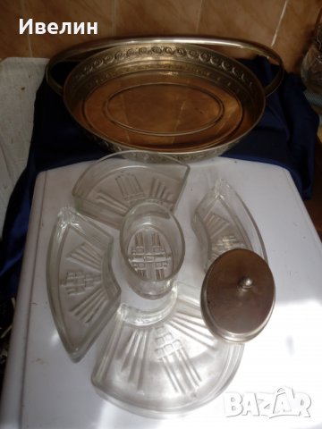 стара купа,плато за ядки,бонбони, снимка 4 - Антикварни и старинни предмети - 22716218