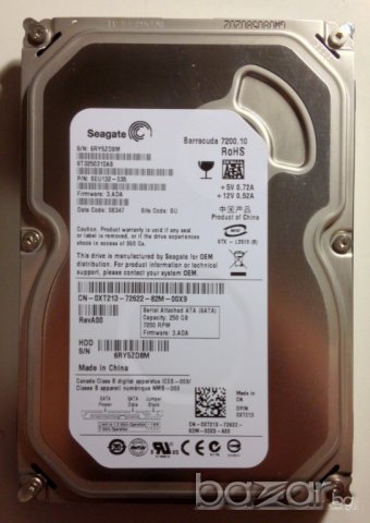 Твърд диск SATA 250GB, снимка 1