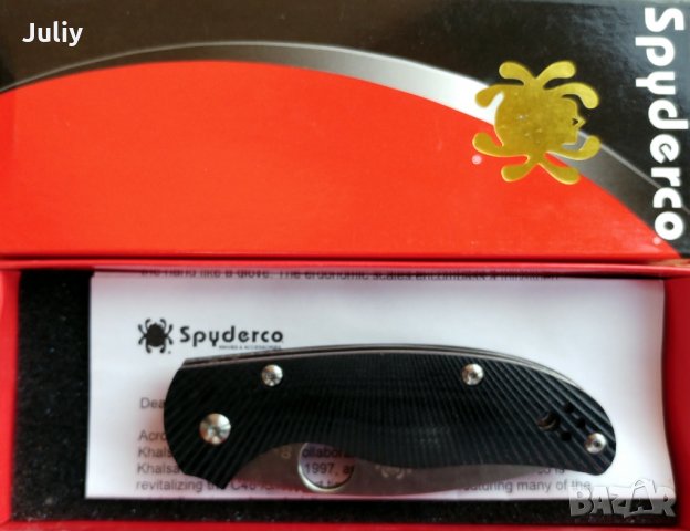 Spyderco CPMS30V, снимка 5 - Ножове - 23990655