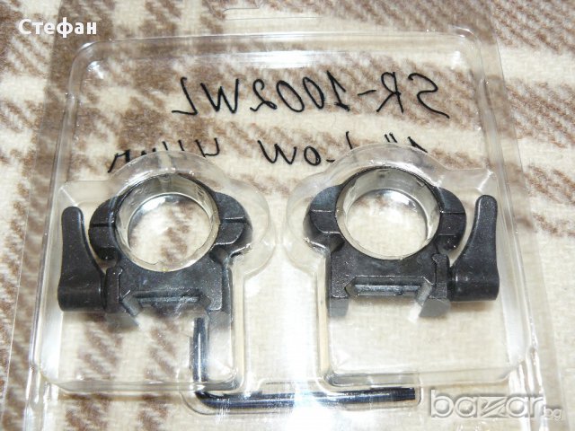 Бърз стоманен монтаж оптика, бързомер 1" (25,4мм) и 30мм, снимка 3 - Оборудване и аксесоари за оръжия - 17086083