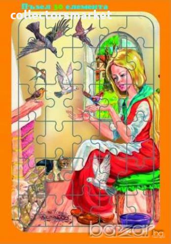 Пъзел – Фея с цветя, снимка 4 - Художествена литература - 15848211