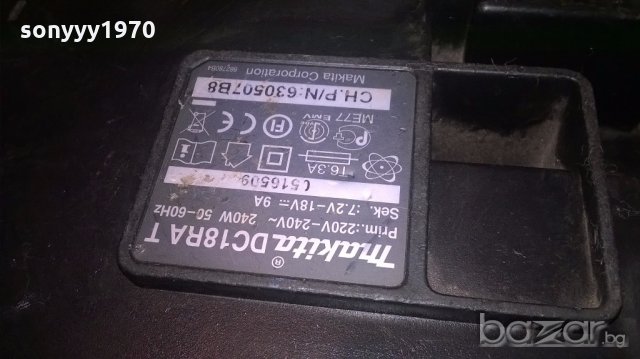 Makitta dc18rat-ni-mh & li-ion charger 7.2-18v/9amp-внос швеицария, снимка 12 - Други инструменти - 18198180