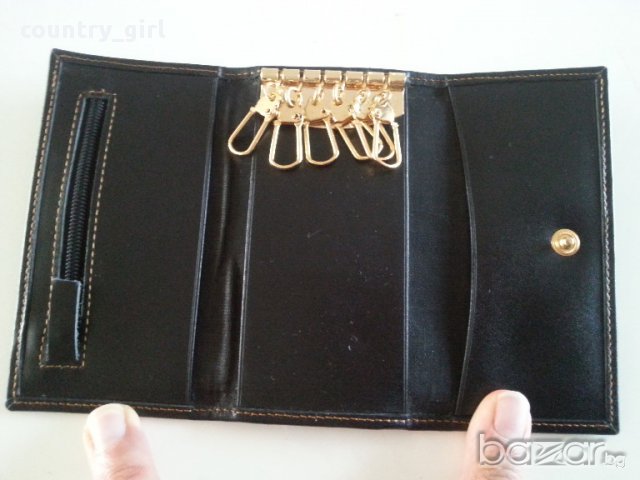 fiocchi italy - страхотен портфел за ключове естествена кожа НОВ без етикет , снимка 5 - Чанти - 18152227