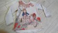 Момиченце с колело детска блуза, снимка 1 - Детски Блузи и туники - 21242500