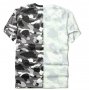 Светеща в тъмното тениска - BAPE A Bathing Ape - XL - бяла черна , снимка 2