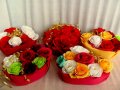 Панерчета с цветя от хартия, снимка 1 - Декорация за дома - 19626053