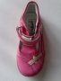 Детски обувки за момиче от естествена кожа с лепенка, ортопедични в розово, снимка 2