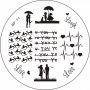 кръгъл Шаблон за щампа печати за нокти плочка оригинал BORN PRETTY BP-71, снимка 1 - Продукти за маникюр - 17702003