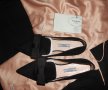 Дамски елегантни оригинални  обувки Prada Women's Black Loafer 100 % кожа 