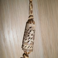 Колие от камилска кост в гръндж стил, снимка 7 - Колиета, медальони, синджири - 23510856