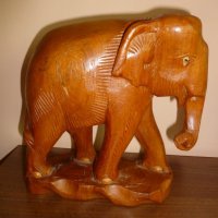 Уникален, голям ръчно изработен слон , снимка 7 - Статуетки - 19052697