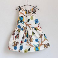 бебешка детска рокля с бухалчета 2--3  год., снимка 1 - Детски рокли и поли - 17585294