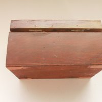 Стара Дървена Кутия с Пирограф - № 2, снимка 4 - Декорация за дома - 24444705