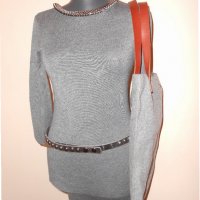 Дълга рокля по- тялото  Zara Knit, снимка 1 - Рокли - 22956798