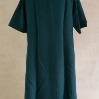 Зелена рокля с ефектно деколте марка Margo Collection, снимка 3 - Рокли - 22991460