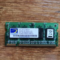 RAM рам памет за лаптоп TwinMOS 512MB 200p PC2-4200 CL4 8c 32x16 DDR2-533 SODIMM T004, снимка 1 - RAM памет - 24880004
