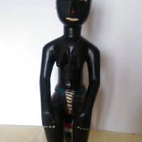 Стара фигура Бауле, снимка 1 - Антикварни и старинни предмети - 22453394