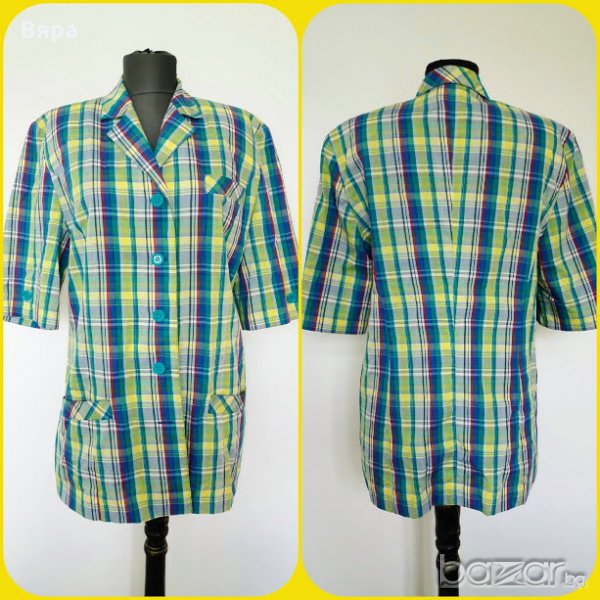 Дамско лятно сако - каре, "Markwald"! , снимка 1