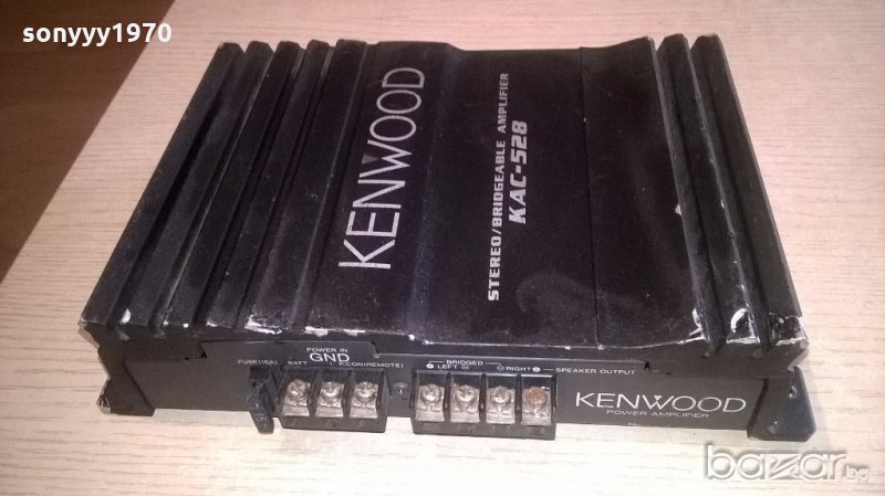 kenwood-car audio amplifier-внос швеицария, снимка 1