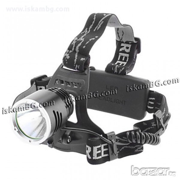 Мощен акумулаторен челник 1800Lm CREE T6 - код 068 Синя кутия, снимка 1