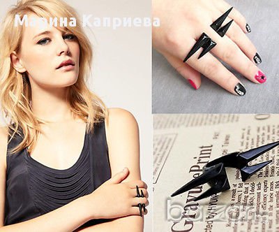 Черен пръстен /А-16/, снимка 1