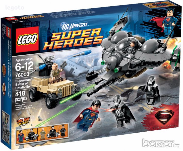 НОВО ЛЕГО 76003 Superman: Battle of Smallville,LEGO 76003 Superman: Battle of Smallville, снимка 1