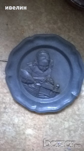 стара викторианска чиния за декорация 2, снимка 1