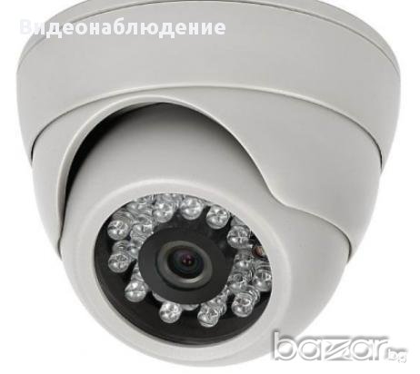 1/3" Sony CCD 24ir Цветна Купoлна Охранителна Cctv Ден/Нощ  Камера с Нощно Виждане, снимка 1